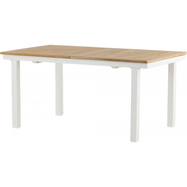 Panama matbord 160 x 90 cm - Natur/Vit