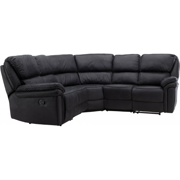 Canapé inclinable d\\\'angle Saranda - Noir Canapé inclinable d\\\'angle Saranda - Noir