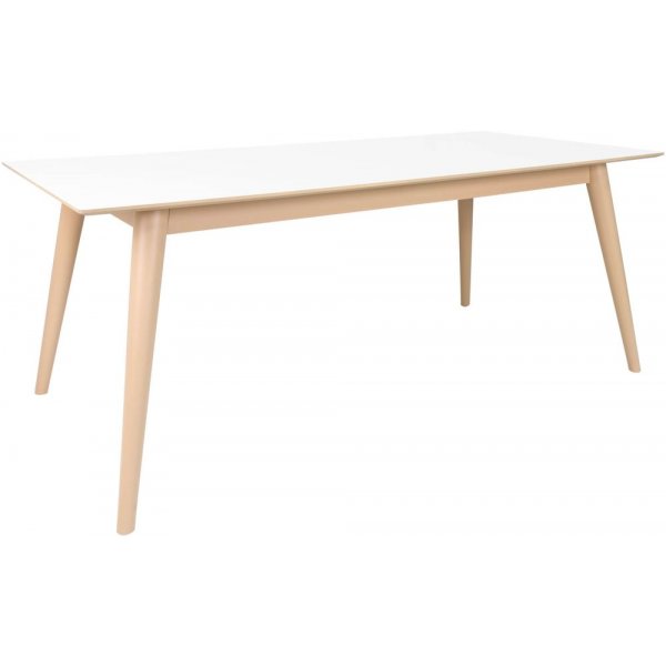 Copenhagen Matbord - Vit/natur - 195/285x90 Copenhagen Matbord - Vit/natur - 195/285x90