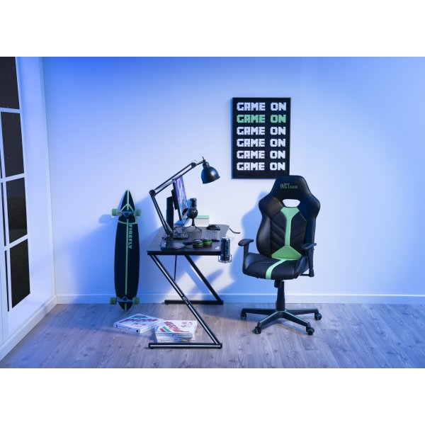 Chaise gaming Cobblestone - Noir/vert Chaise gaming Cobblestone - Noir/vert