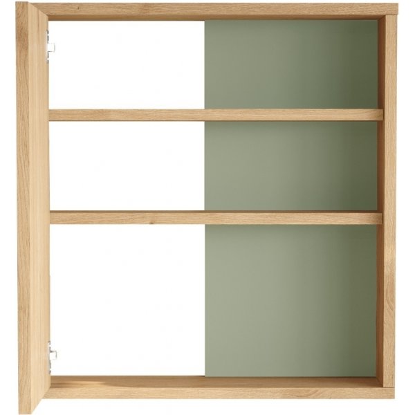 Meuble de salle de bain Nova - Chêne/vert Meuble de salle de bain Nova - Chêne/vert