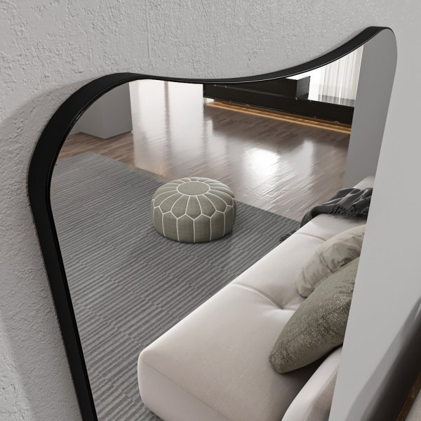 Miroir Vitro - Noir