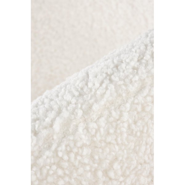 Fauteuil Bandera - Blanc crème/bois Fauteuil Bandera - Blanc crème/bois