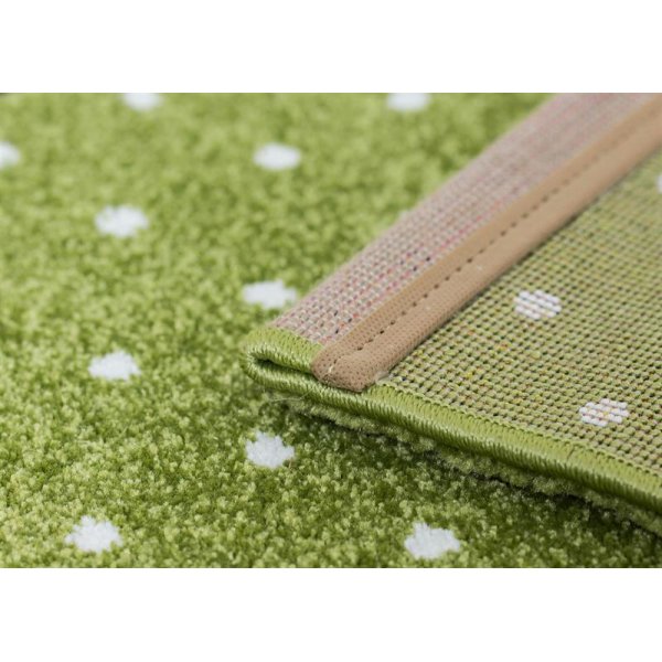 Barnmatta Holly - Kitty grön - 120x170 cm Barnmatta Holly - Kitty grön - 120x170 cm