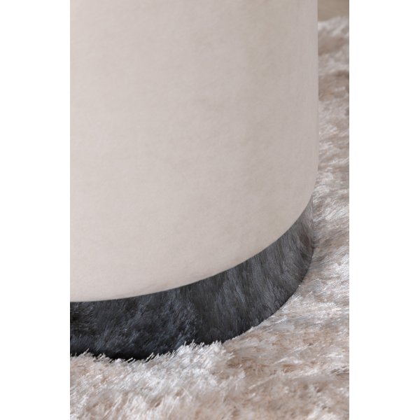 Pouf Rémi - Velours beige Pouf Rémi - Velours beige