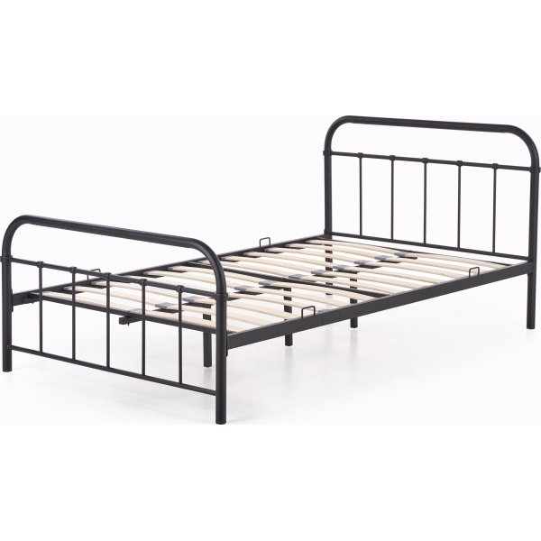 Saldus zwart bedframe 120x200 cm