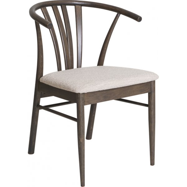 Aron eetkamerstoel - Beige/bruin