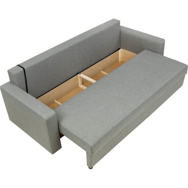 Zola 3-sits bäddsoffa - Grå Zola 3-sits bäddsoffa - Grå