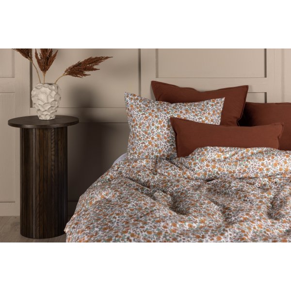 Vicky bäddset 200 x 150 cm - Brun/orange/grön/vit Vicky bäddset 200 x 150 cm - Brun/orange/grön/vit