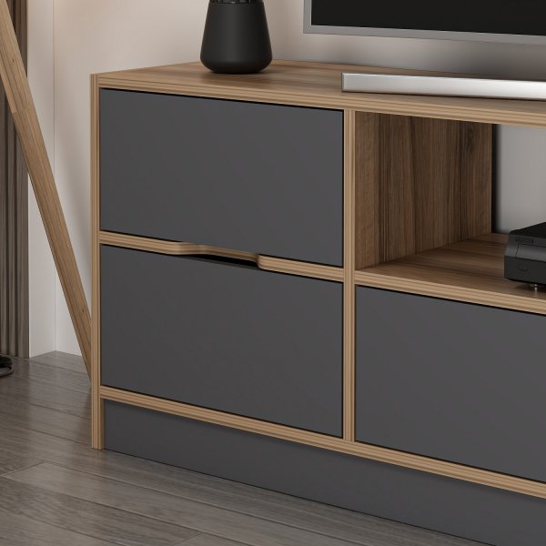 Elina TV-bnk - Valnt/antracit