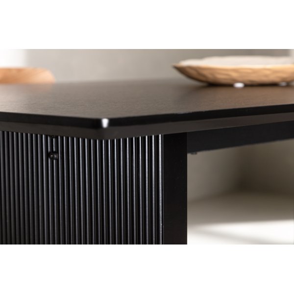 Vail matbord 200 x 100 cm - Svart