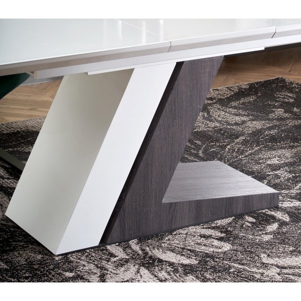 Table  manger extensible Creed 90x160-200 cm - Blanc