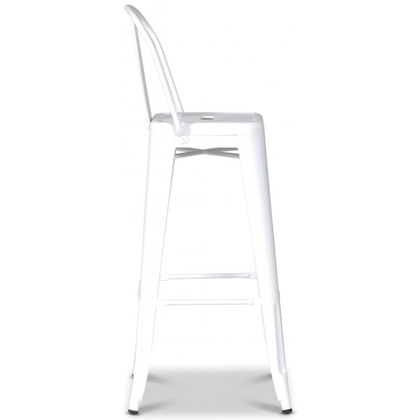 France Deco Barstol i metall - Vit France Deco Barstol i metall - Vit