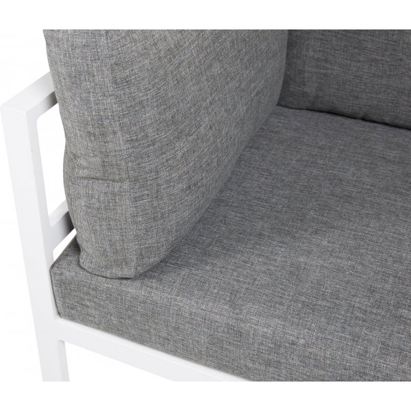 Copacabana hörnmodul - Grå/Vit Copacabana hörnmodul - Grå/Vit