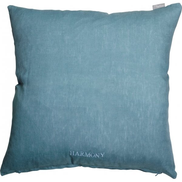 Harmony Linne kuddfodral 45x45 cm - Petrol
