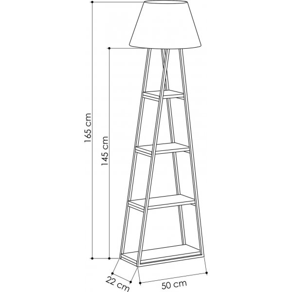 Pal golvlampa - Ljus mocka/svart Pal golvlampa - Ljus mocka/svart