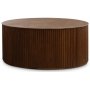 Cylinder runt soffbord 100 cm - Valnt