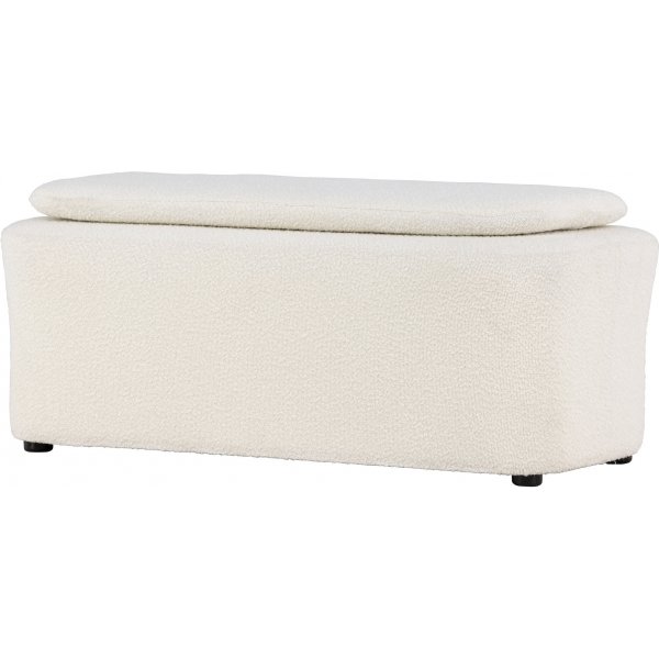 Laurel sittpuff - Vit boucle Laurel sittpuff - Vit boucle