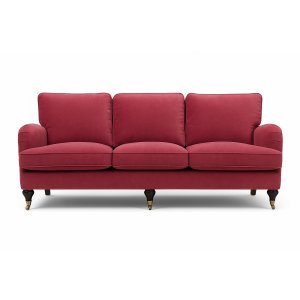 Howard Malaga Svängd 3-sits soffa - Mörkt hallonröd Howard Malaga Svängd 3-sits soffa - Mörkt hallonröd