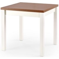 Yaritza utdragbart matbord 80-160 cm - Vit/al Yaritza utdragbart matbord 80-160 cm - Vit/al