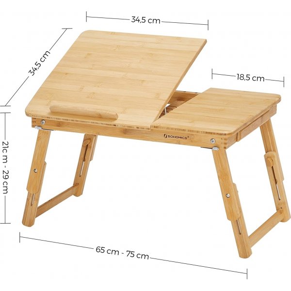 Table pour ordinateur portable Melania - Bambou