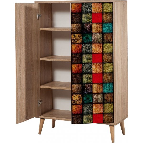 Armoire multibox - Chne Sonoma