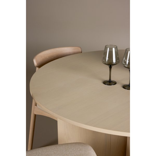 Table à manger Tyresö Ø120 cm - Blanchi Table à manger Tyresö Ø120 cm - Blanchi