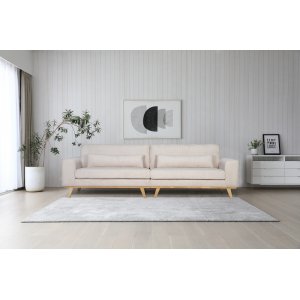 Soffa 4-sits 280 cm beige manchester Soffa 4-sits 280 cm beige manchester