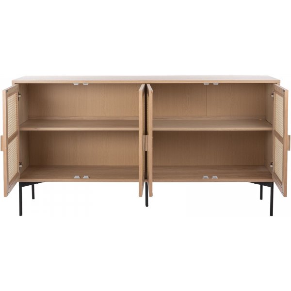 Buffet Raffel\\\'s - Placage chêne pigmenté blanc Buffet Raffel\\\'s - Placage chêne pigmenté blanc