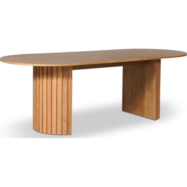 PiPi ovale eettafel 230 cm - Geolied eiken