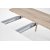 Paloma matbord 120-200 cm - Vit/san remo ek
