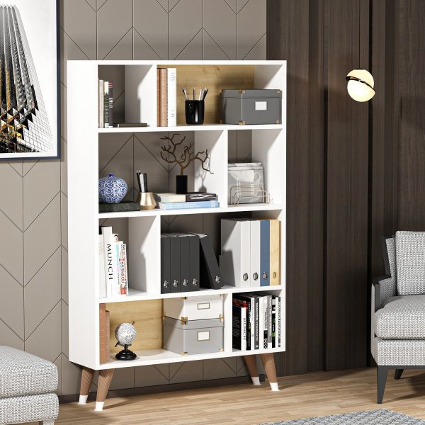 Harby bokhylla - Vit Harby bokhylla - Vit