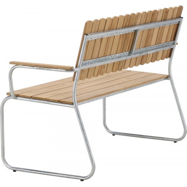 Holmsund sittbänk - Natur/Silver Holmsund sittbänk - Natur/Silver