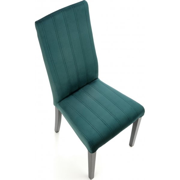 Chaise Heather - Velours vert et noir Chaise Heather - Velours vert et noir