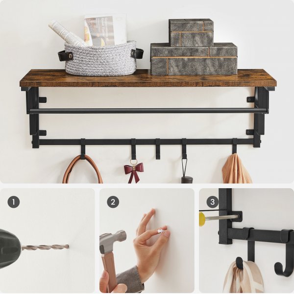 tagre  chapeaux Aleksander 80 cm - Marron/noir