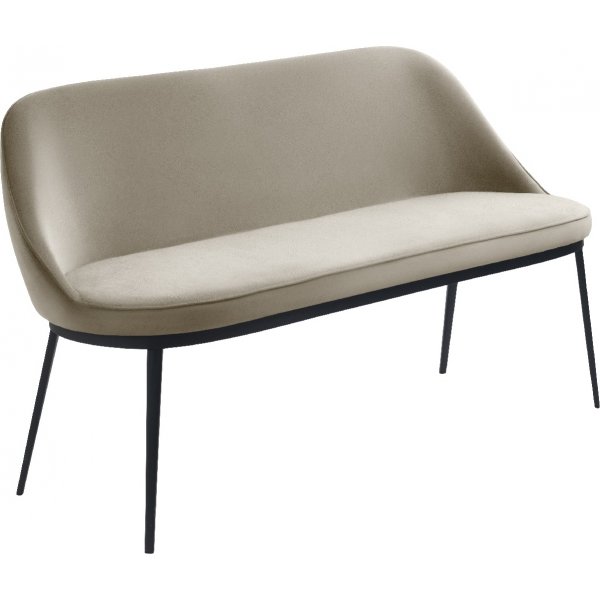 Seal 2-sits soffa i gr PU