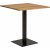 Table  manger Lignano 70 x 70 cm - Chne/noir