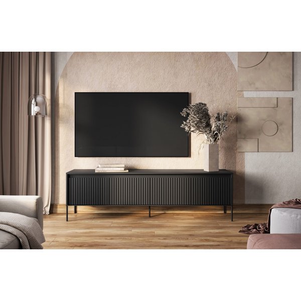 Trend TV-bänk B193 cm - Svart Trend TV-bänk B193 cm - Svart