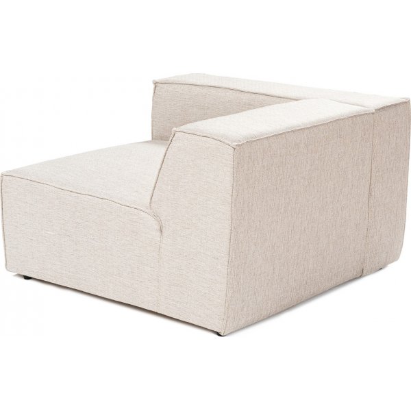 Lora hoekfauteuil links - Lichtbruin