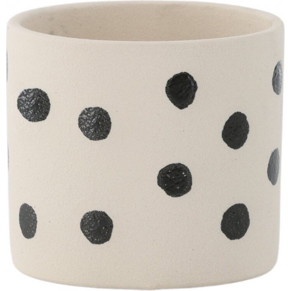 Sane kruka 11 x 10 cm - Svart/Vit Sane kruka 11 x 10 cm - Svart/Vit