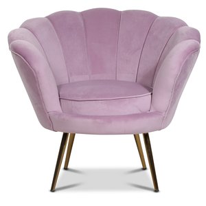 Tiara fåtölj - Mörkrosa/guld + Möbelvårdskit för textilier Tiara fåtölj - Mörkrosa/guld + Möbelvårdskit för textilier