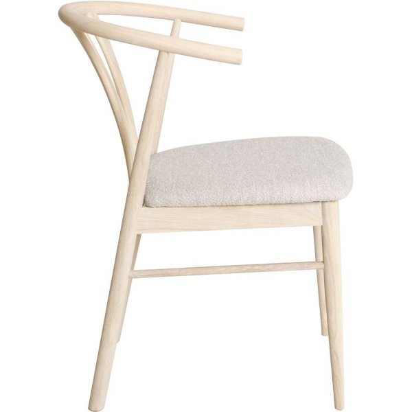 Chaise Aron - Blanc / beige Chaise Aron - Blanc / beige