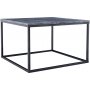 Accent soffbord 75 - Gr marmor / Svart underrede