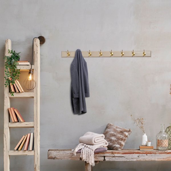 Demandu kroklist 100 cm - Beige/guld