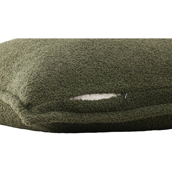 Tuva kuddfodral 60 x 60 cm - Mrkgrn