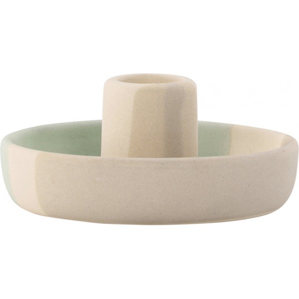 Otis ljusstake - Beige/Gr�n/Gr�