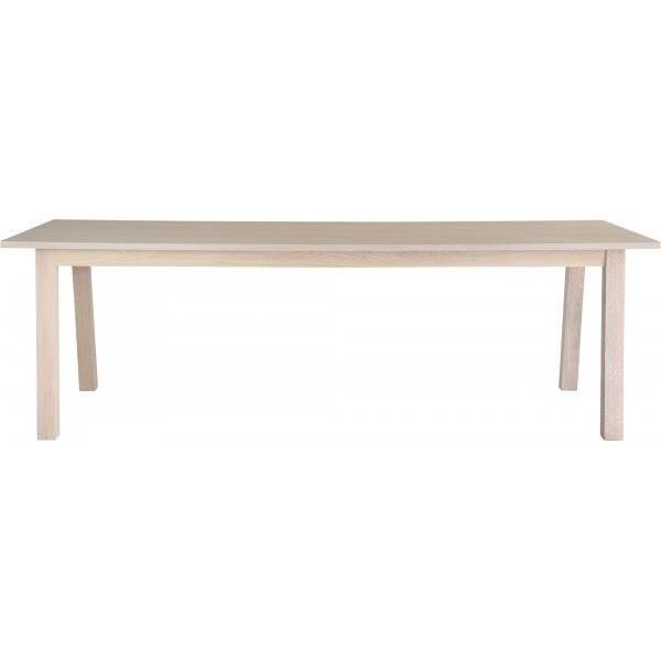 Saltsj matgrupp 240 cm inkl 8 st svarta Orust pinnstolar - Vitoljad ekfanr