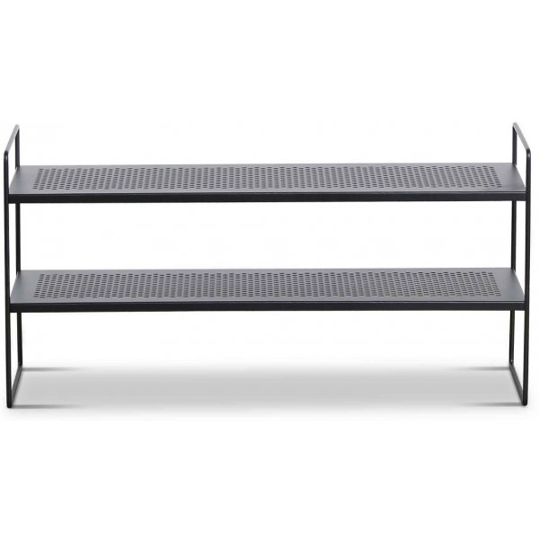 Alex svart skostll i metall