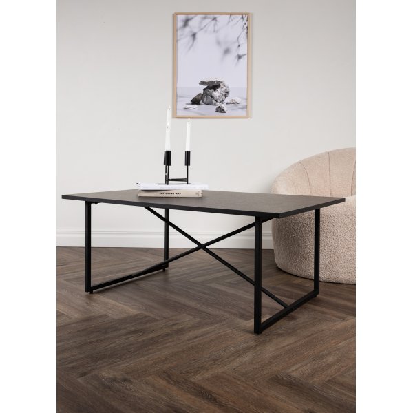Table basse Pryor 110 x 70 cm - Noir