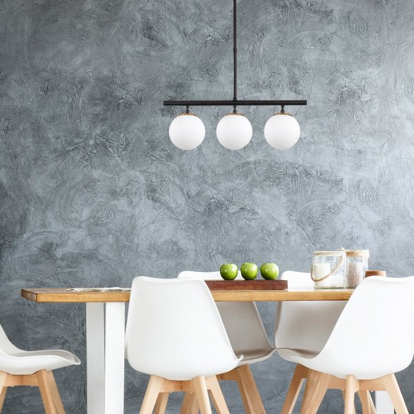 Atlas taklampa 10281 - Svart/antik/vit Atlas taklampa 10281 - Svart/antik/vit